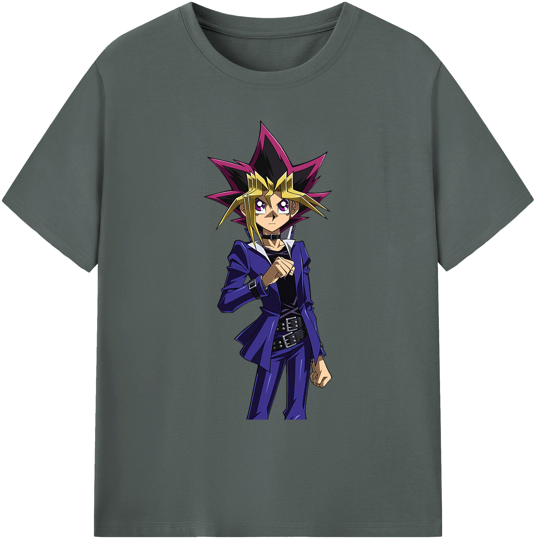 （画像用） 遊☆戯☆王 Yu-Gi-Oh! 綿100％ メンズ半袖Tシャツ｜肌触りやわらか＆通気性